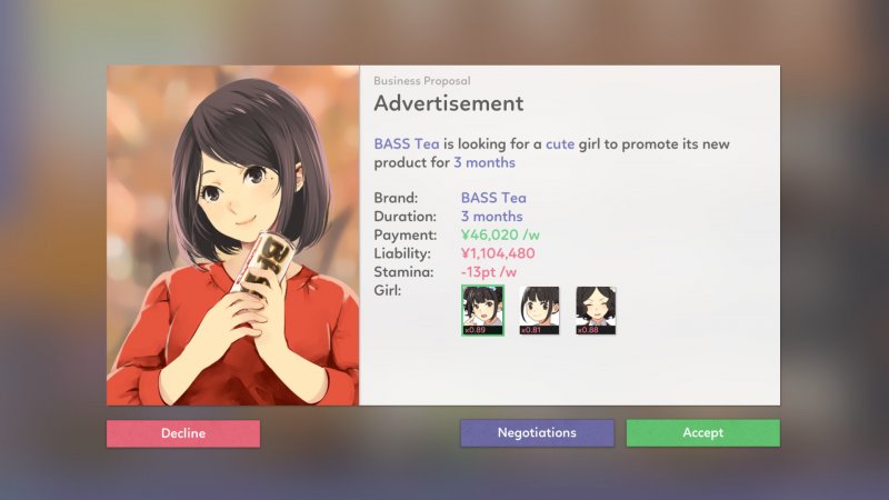 Idol Manager, le proposte commerciali sono fondamentali per accrescere la fama del nostro gruppo (e per guadagnare)