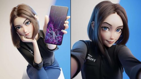 Samsung Girl: Miss Chalice's Samantha cosplay is perfect in every detail