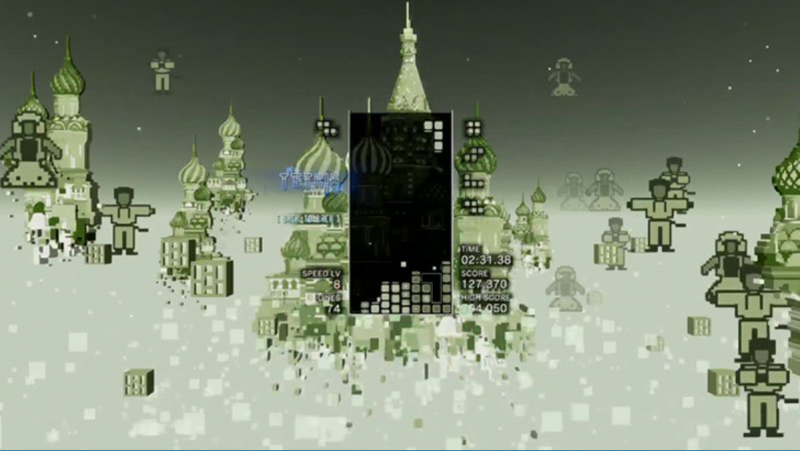 1989, uno dei livelli segreti di Tetris Effect 1989, uno dei livelli segreti di Tetris Effect