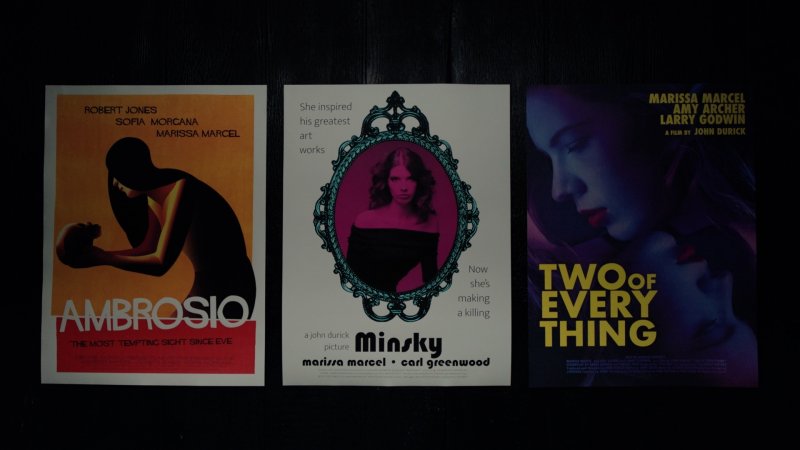 Immortality: le locandine dei tre film al centro del gioco