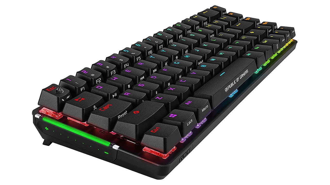 ASUS ROG Falchion NX Tastiera Gaming 65% - Interruttori Lineari Rossi - Usata OK