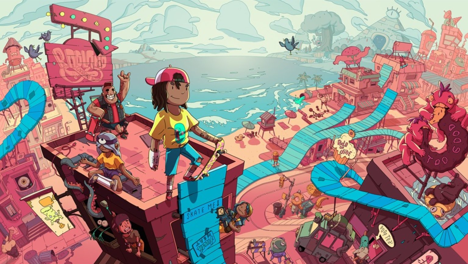 Il protagonista di OlliOlli World