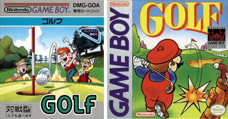 Golf per Game Boy, quello a destra vi ricorda qualcuno? Golf per Game Boy, quello a destra vi ricorda qualcuno?