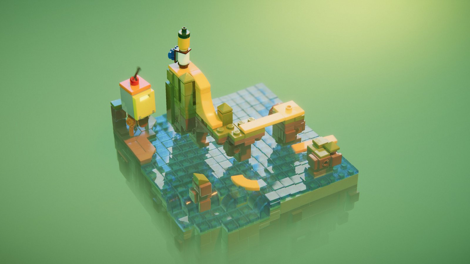 Uno dei mondi di LEGO Builder's Journey