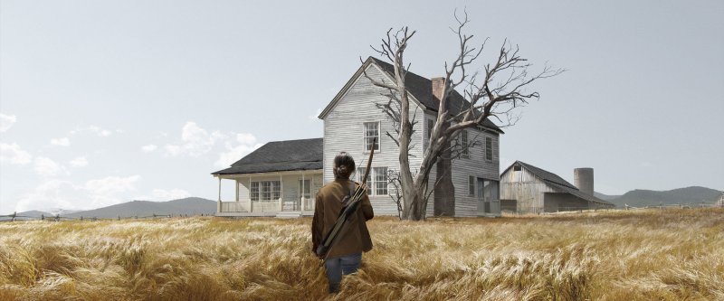 Un artwork con una fattoria di The Last of Us Un artwork con una fattoria di The Last of Us