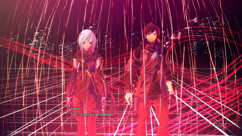 Scarlet Nexus, Kasane e Yuito avvolti dalle stringhe Scarlet Nexus, Kasane e Yuito avvolti dalle stringhe