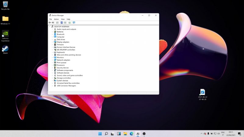 Resta la zavorra dei vecchi Windows evidente dai menù di gestione avanzata