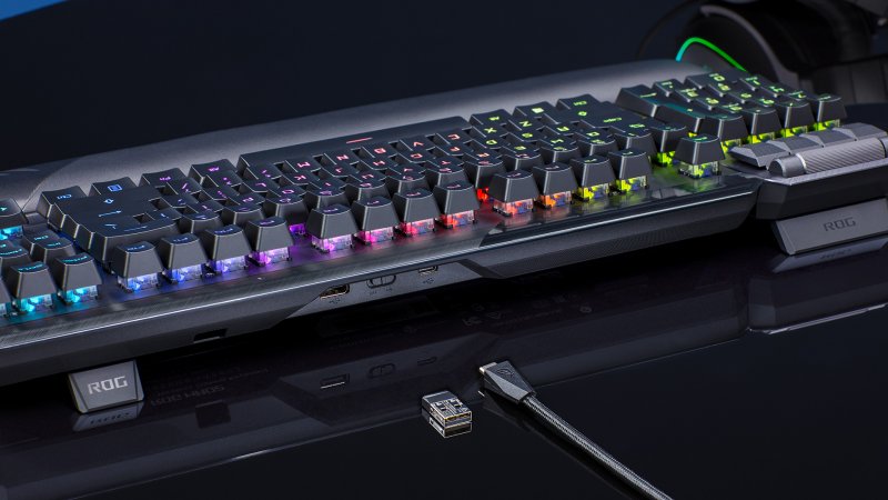 ASUS ROG Claymore 2, le porte disponibili ASUS ROG Claymore 2, le porte disponibili