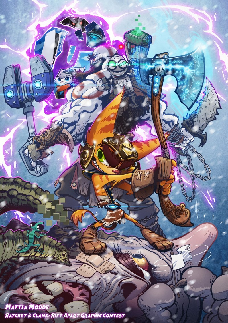 Premio Bad Boy, Mattia Modde - Ratchet & Clank: Rift Apart Graphic Contest