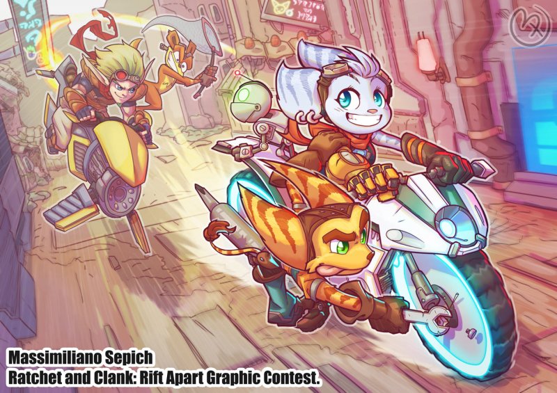 Primo premio Ratchet & Clank Rift Apart Graphic Contest