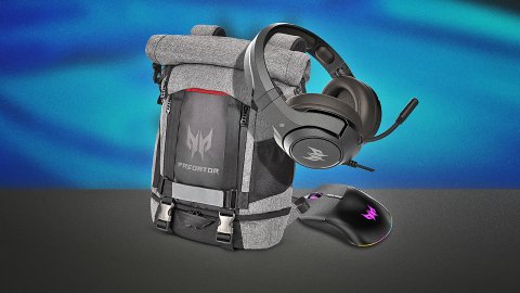ACER Predator: un kit speciale con zaino Rolltop, mouse Cestus 330 e cuffie Galea 350