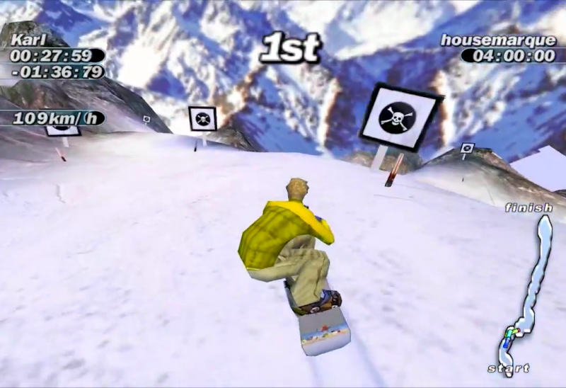 Supreme Snowboarding: chi lo avrebbe mai detto che il primo gioco Housemarque e di tutta la Fiulandia a vendere più di un milione di copie sarebbe stato un titolo sportivo!