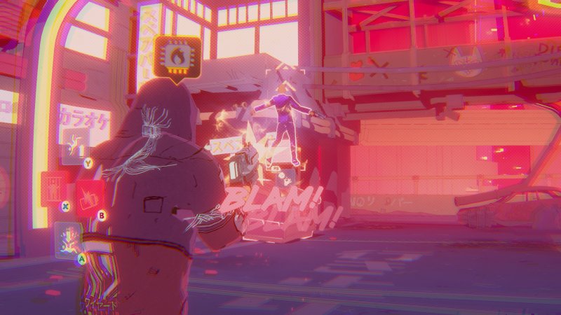 In Foreclosed, l'uso di onomatopee è uno dei tanti strumenti presi in prestito dal mondo del fumetto In Foreclosed, l'uso di onomatopee è uno dei tanti strumenti presi in prestito dal mondo del fumetto