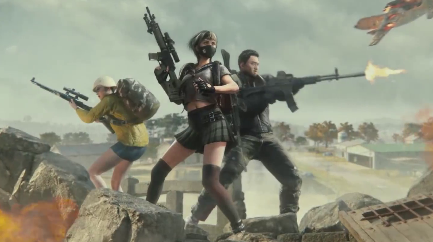 Alcuni personaggi di PUBG