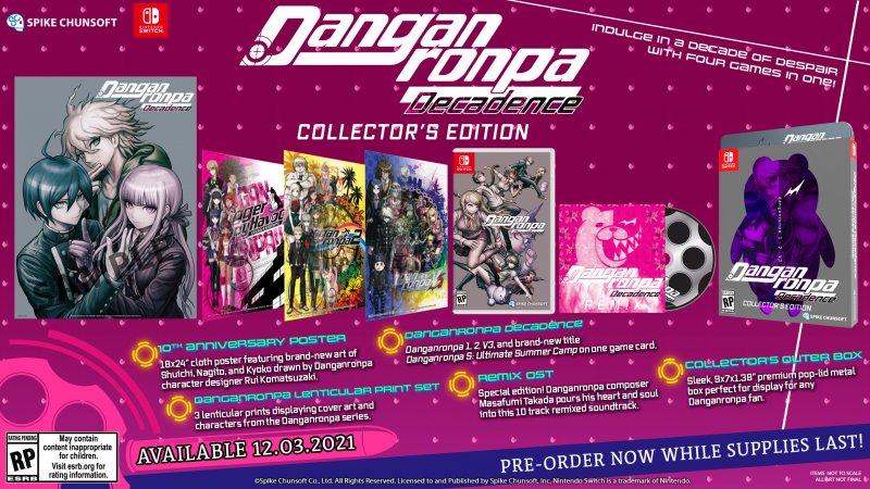 Danganronpa Decadence: la collector's edition Danganronpa Decadence: la collector's edition
