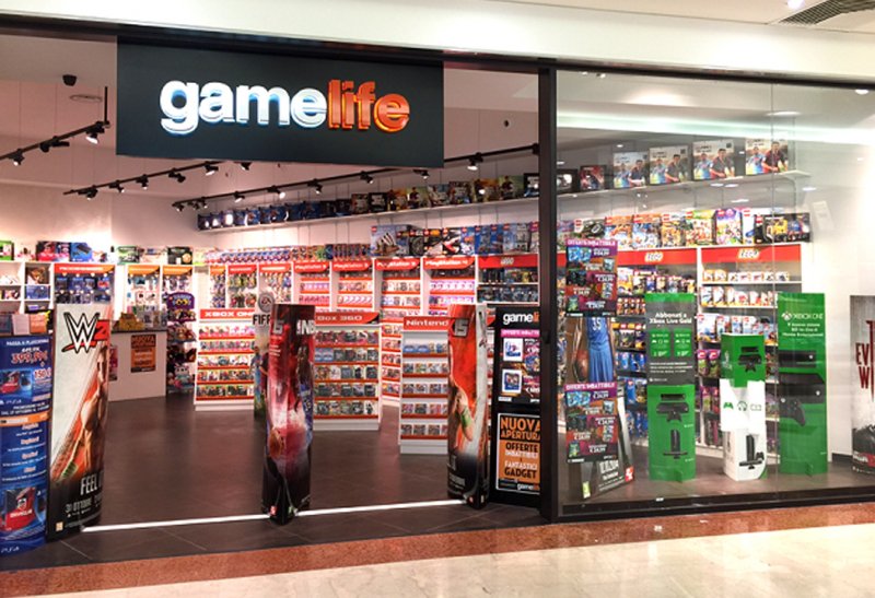 Un punto vendita GameLife