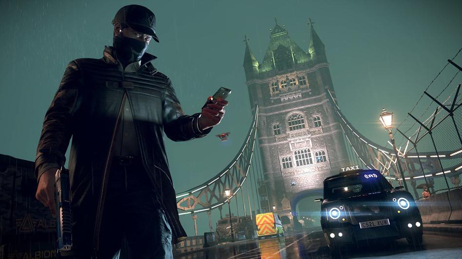 Watch Dogs: Legion Bloodline. Strano vedere Aiden sul Tower Bridge, vero? Rimane comunque il numero uno indiscusso  nella scelta dei cappotti.