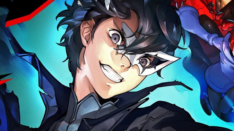 Un artwork di Joker per Persona 5 Strikers