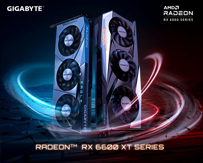 Le schede GIGABYTE AMD Radeon RX 6600 XT