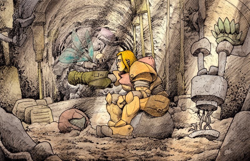 Metroid: omaggio di Alessandro Bacchetta. Metroid: omaggio di Alessandro Bacchetta.