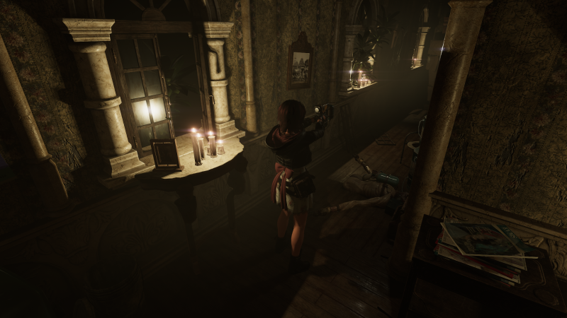 Tormented Souls, Caroline prende di mira i nemici in automatico anche quando sono a terra