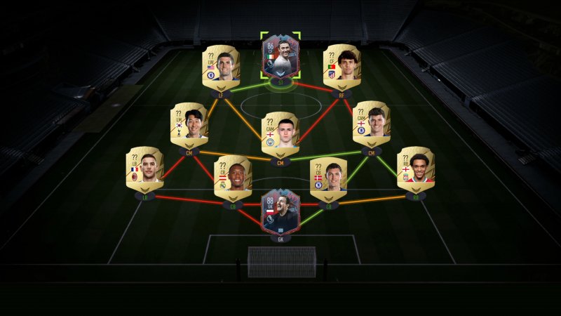 FIFA 22 FUT, an image of the game