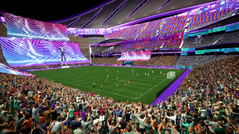 FIFA 22 como um estádio