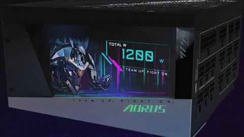 GIGABYTE AORUS P1200W: technical features of the modular gaming power supply with LCD display