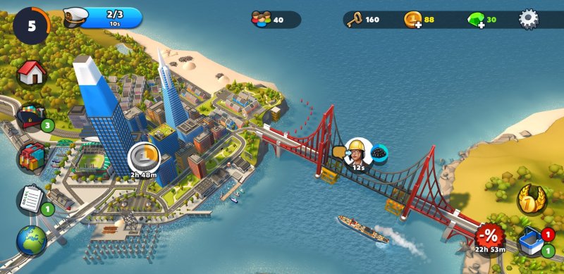 Port City Ship Tycoon ci mette al controllo di una zona portuale con intenso traffico di navi