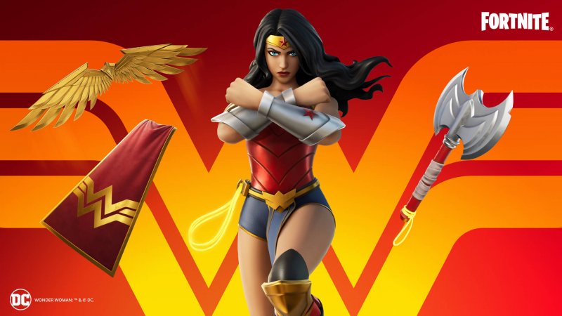 Fortnite, ecco la skin di Wonder Woman