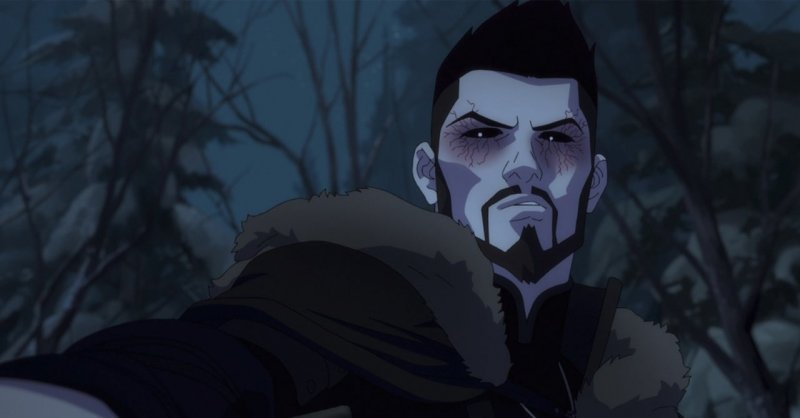 Vesemir potenziato dalle sue pozioni