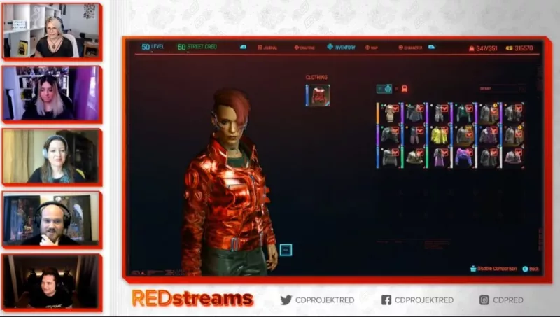 Cyberpunk 2077: i costumi extra