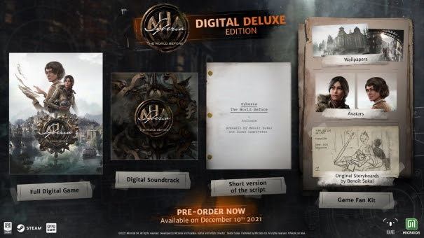 Syberia: The World Before Digital Deluxe Edition, immagine dei contenuti Syberia: The World Before Digital Deluxe Edition, immagine dei contenuti