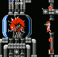Metroid: Cervello Madre nell'originale per NES. Metroid: Cervello Madre nell'originale per NES.