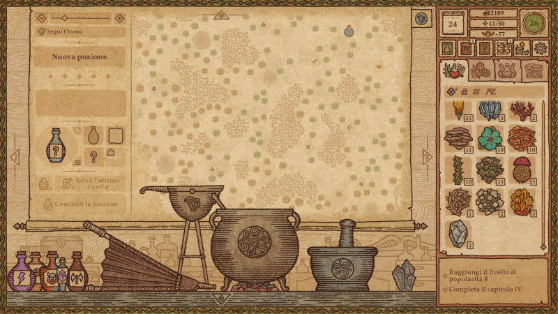 Potion Craft: è possibile gestire i propri prodotti nel modo che si preferisce