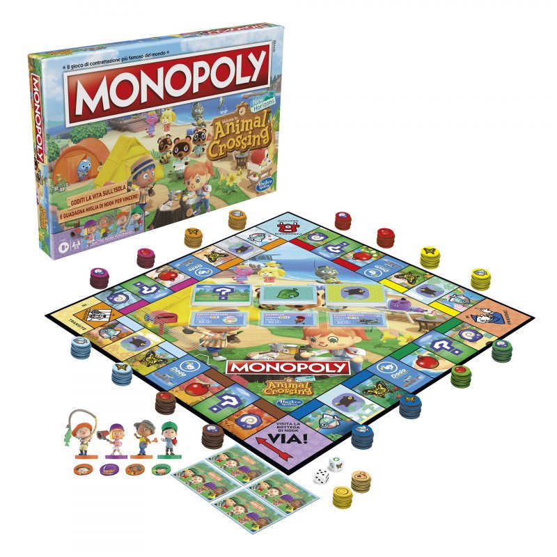 Monopoly Animal Crossing, la confezione e il tabellone