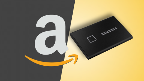 Offerte Amazon: SSD esterno Samsung T7 Touch da 2 TB con protezioni tramite impronta in sconto