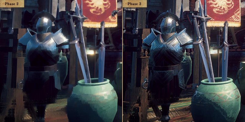 Babylon's Fall, le differenze grafiche tra la fase 2 e la fase 3 della beta