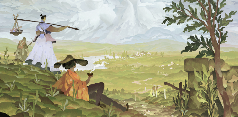 Book of Travels ha uno stile grafico peculiare Book of Travels ha uno stile grafico peculiare