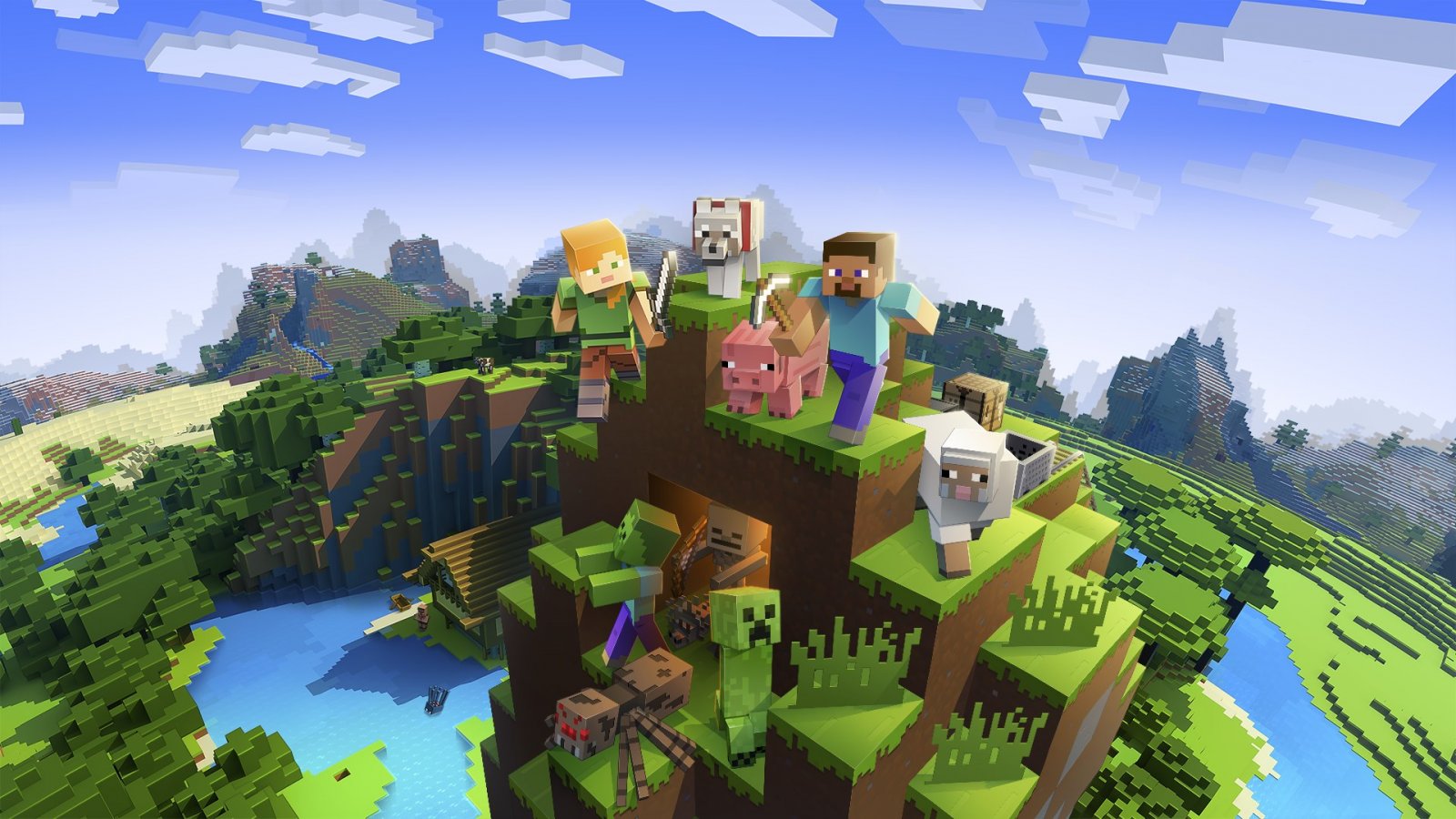 Minecraft mostra la sua nuova grafica migliorata in un video sull'update Vibrant Visuals, in arrivo presto
