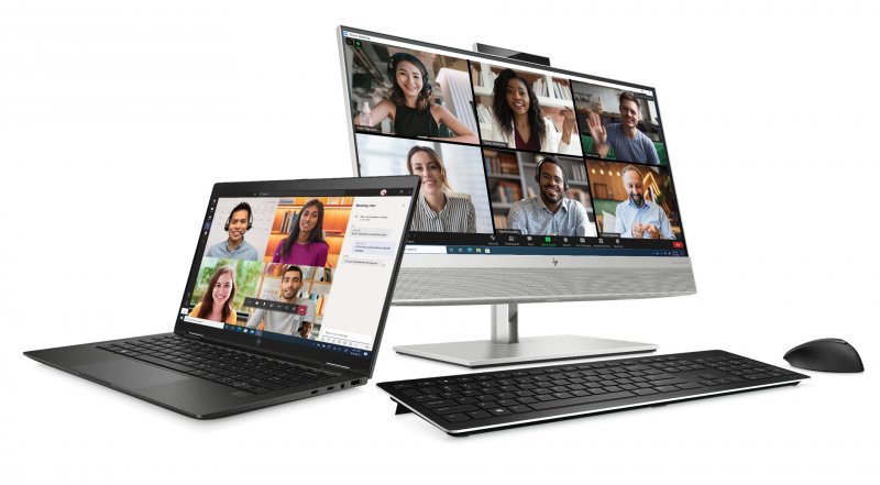 Il laptop HP Elite Dragonfly Max e il sistema compatto HP EliteOne 800 G8 AiO includono di miglioramenti e supporto HP Presence Il laptop HP Elite Dragonfly Max e il sistema compatto HP EliteOne 800 G8 AiO includono di miglioramenti e supporto HP Presence