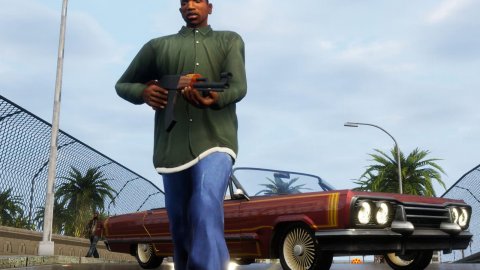 GTA: The Trilogy, the Definitive Edition of San Andreas compared to the original