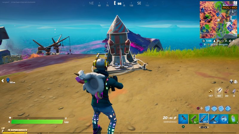 Uno dei razzi di segnalazione da attivare