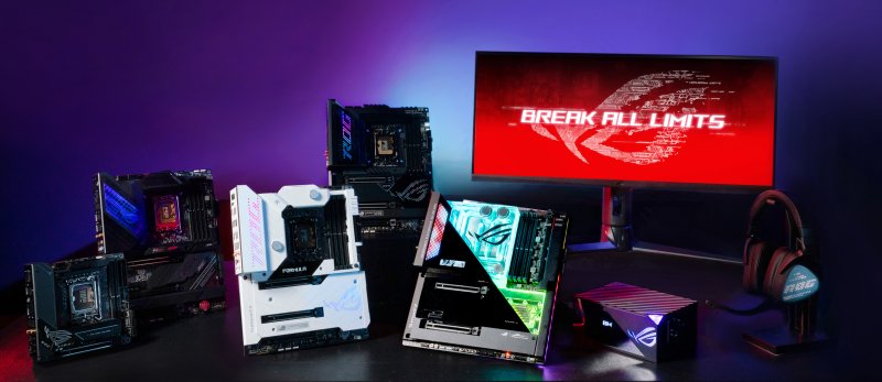 Una parte dei dispositivi presentati all'ASUS ROG Break All Limits