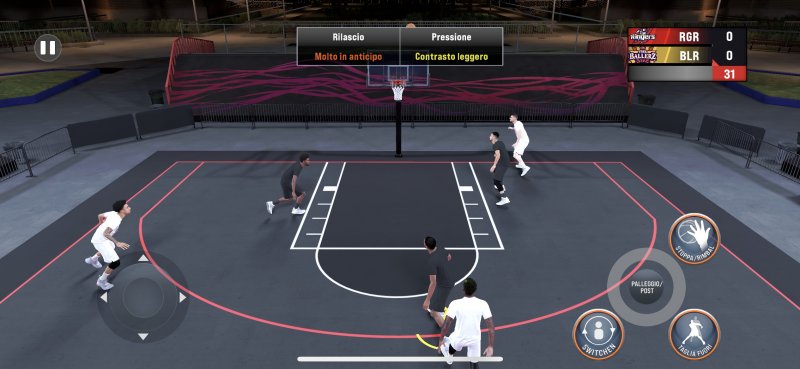 NBA 2K22 Arcade Edition, un match nella modalità Blacktop NBA 2K22 Arcade Edition, un match nella modalità Blacktop