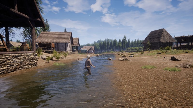 Il colpo d'occhio di Medieval Dynasty è senza dubbio tra  i punti di forza del comparto tecnico