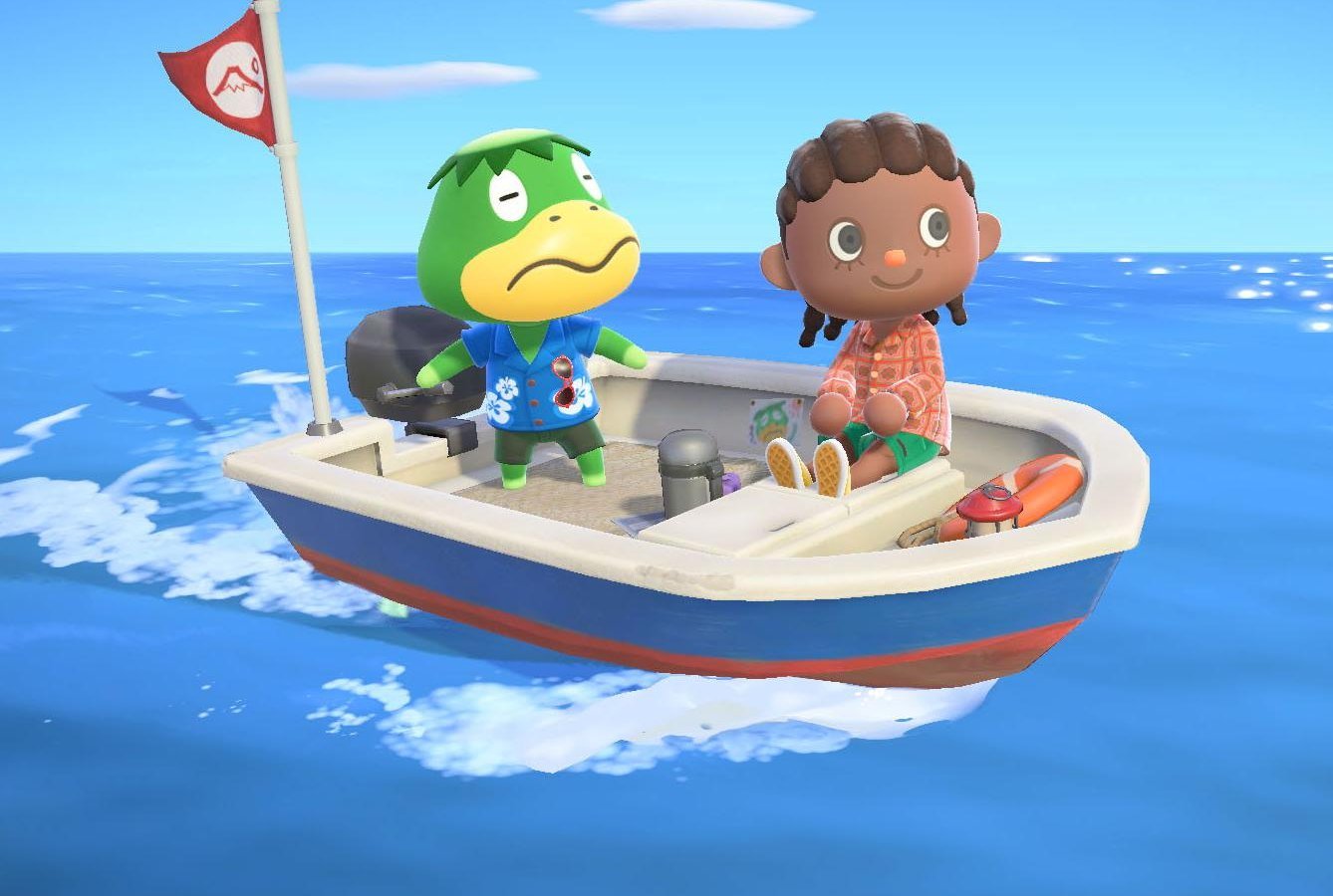 Una scena di Animal Crossing: New Horizons