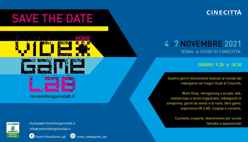 Il programma del Rome Videogame Lab