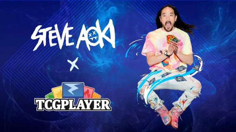L'immagine ufficiale della promozioe Steve Aoki x TCGplayer L'immagine ufficiale della promozioe Steve Aoki x TCGplayer