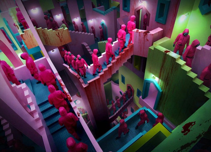Squid Game, un'immagine promozionale della serie Netflix